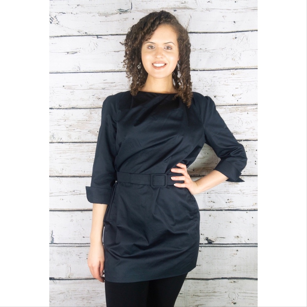 PAUW Navy Blue Blouse with Belt